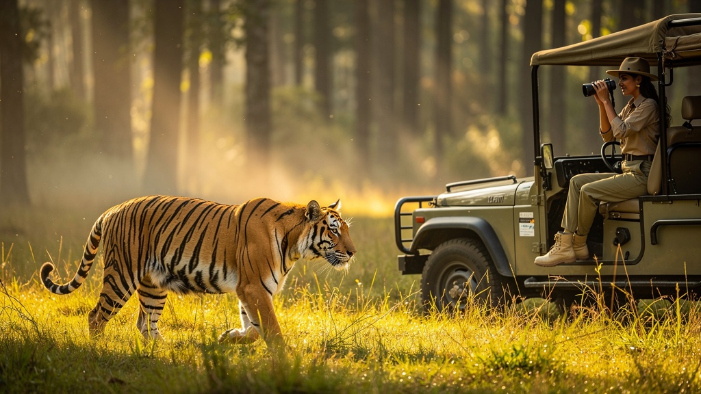 Bengal tiger in Jim Corbett National Park