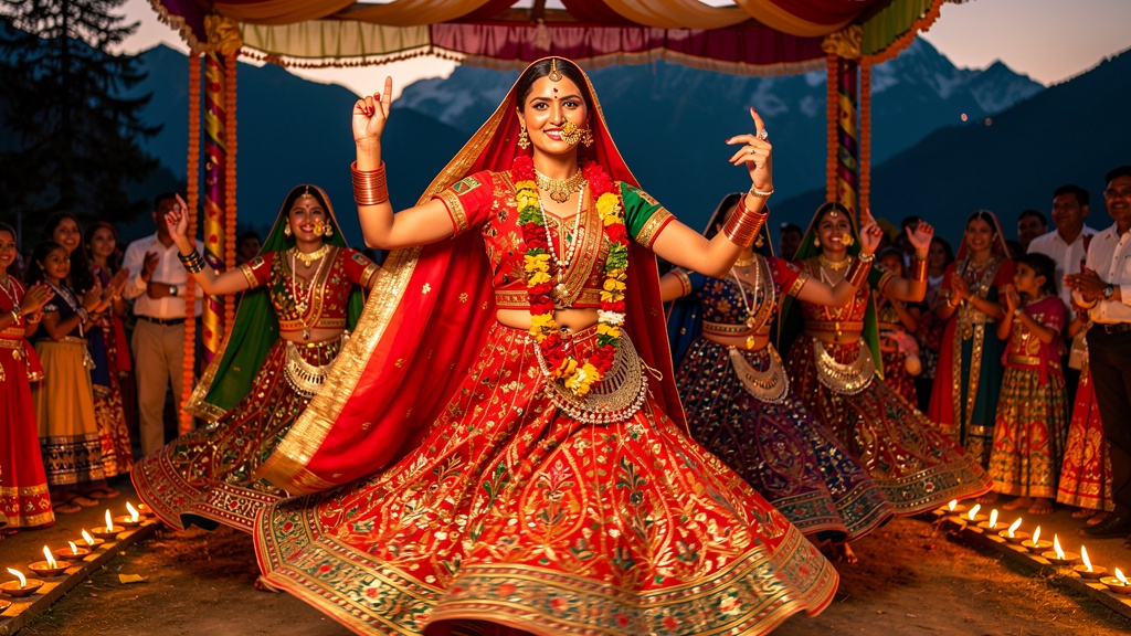 Garhwali folk dance cultural festival