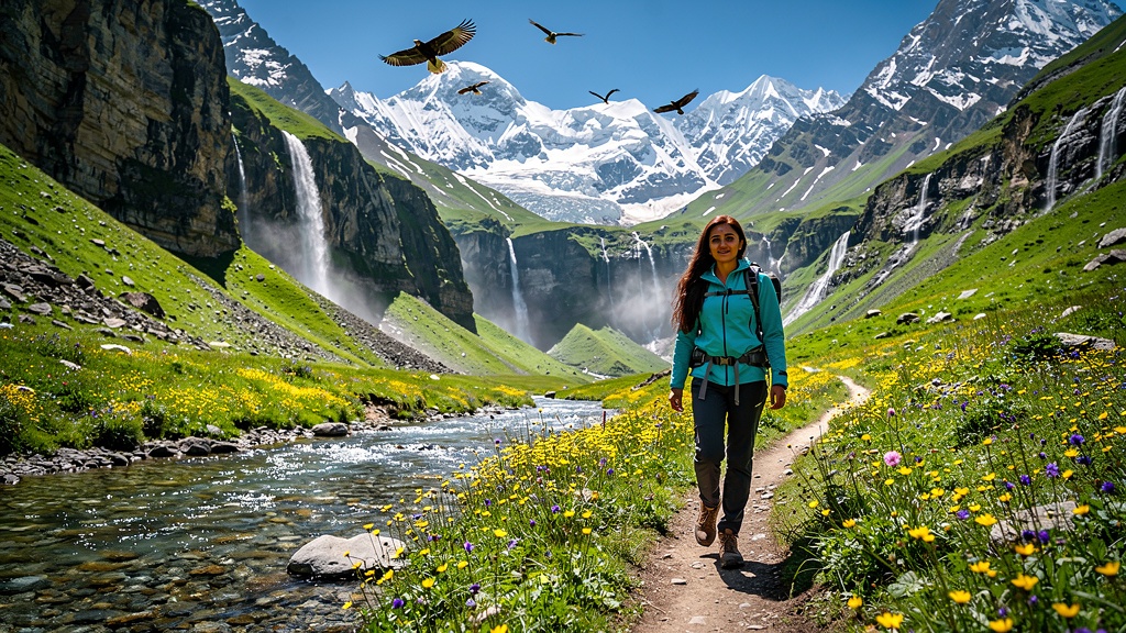 Har Ki Dun valley alpine meadow