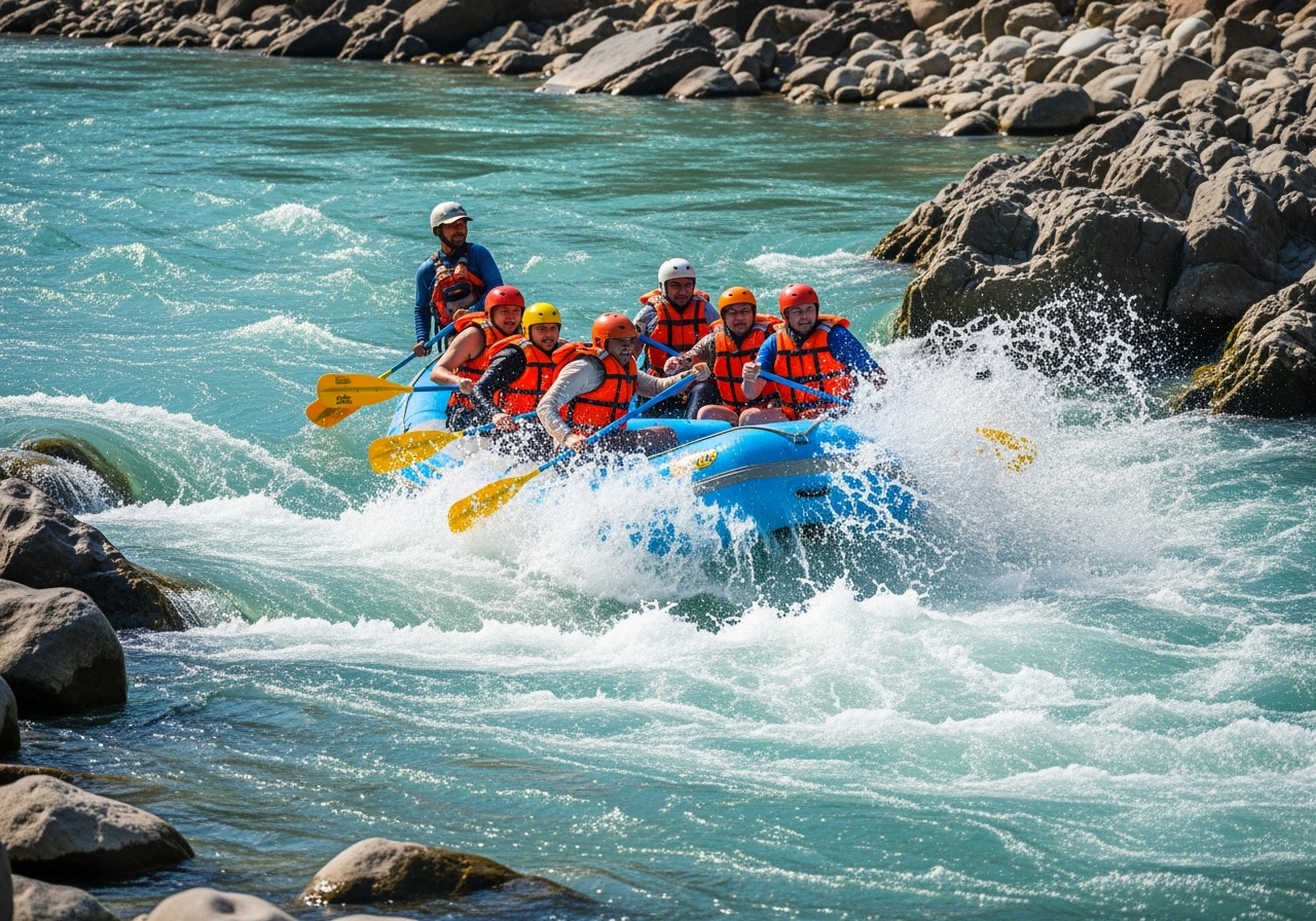 White water rafting in Rishikesh